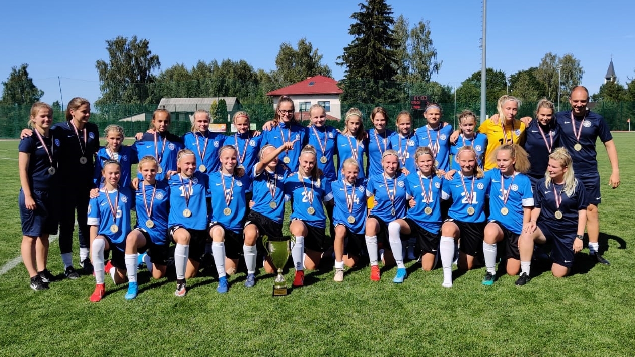 Женская сборная Эстонии U15 выиграла Балтийский турнир