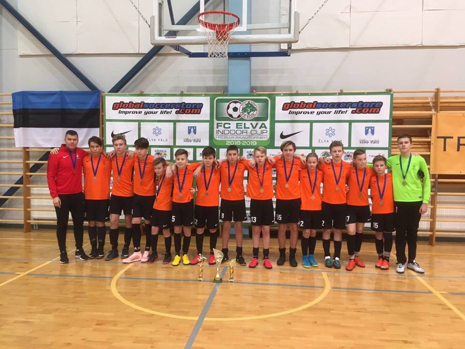Sekundomer.ee: Команда «Феникс U15» завоевала серебро на турнире Indoor Cup FC Elva