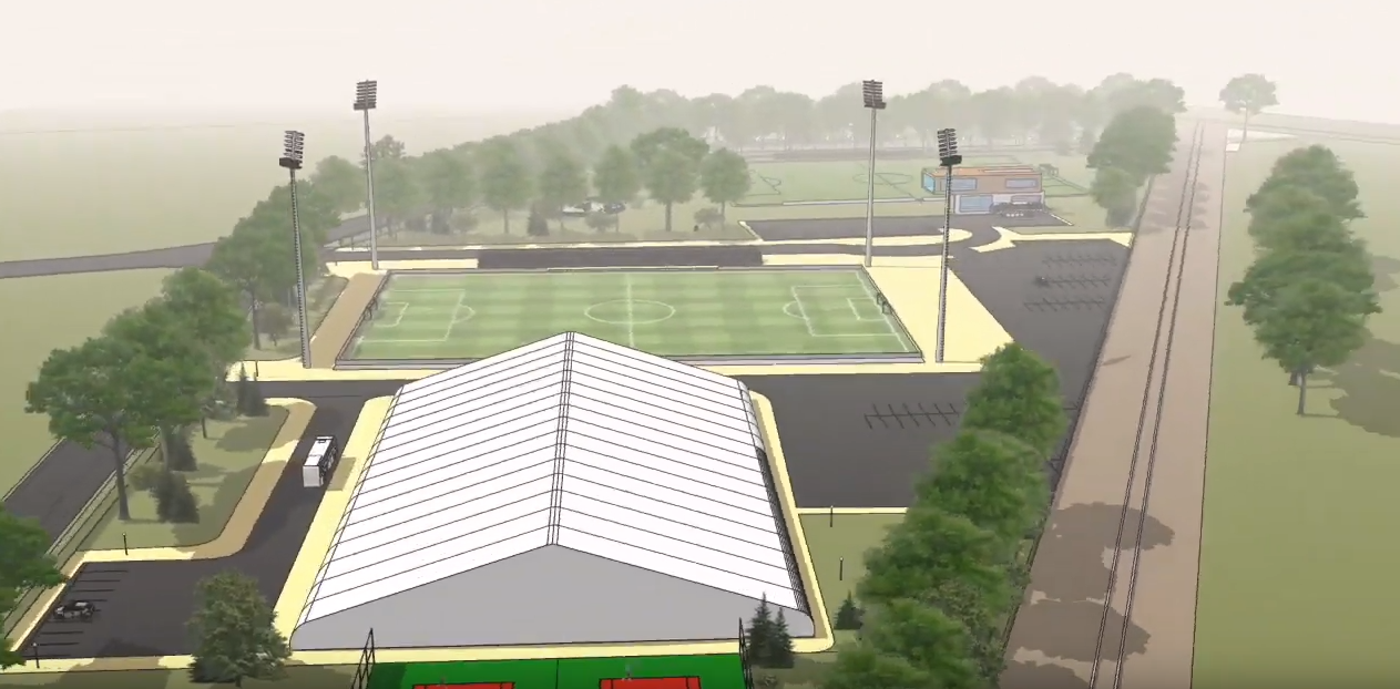 Будущее футбола в Йыхви - комплекс из трех стадионов
